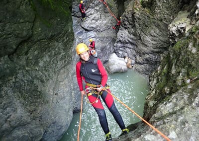Wassersport Bodensee Canyoning Abseilen