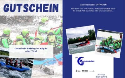 Gutschein Tubing Allgäu